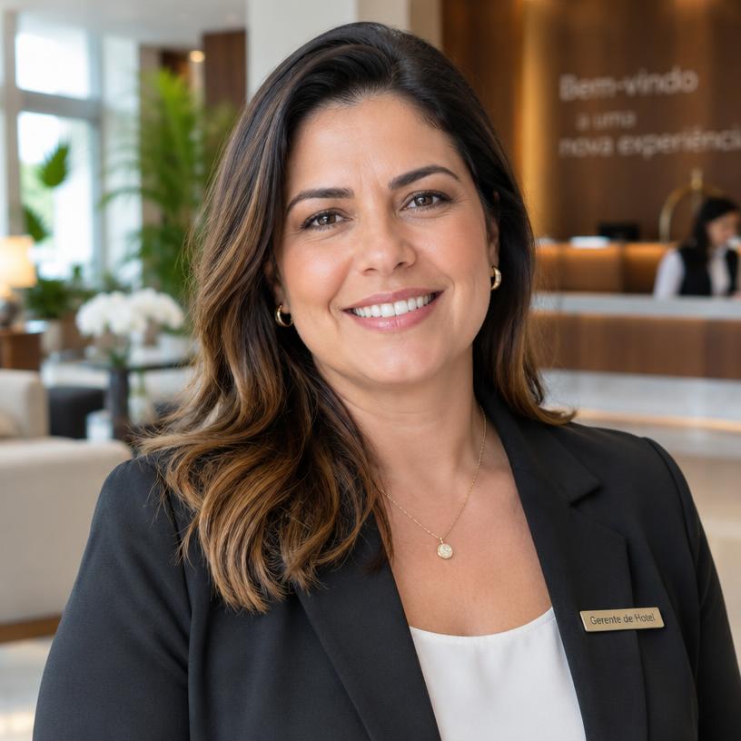 Retrato de Juliana Prado, gerente comercial